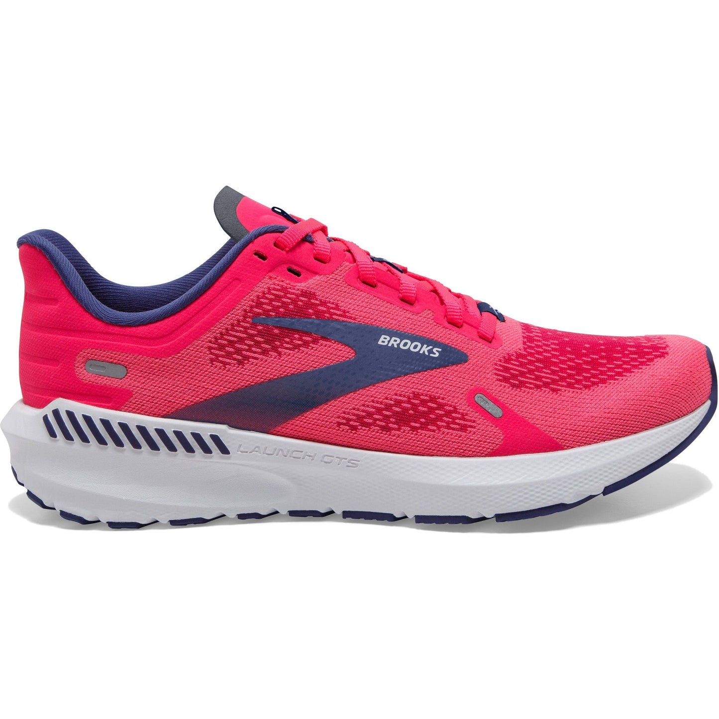Women's Brooks Launch GTS 9, Pink/Fuchsia/Cobalt, 9.5 B Medium