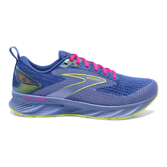 Women's Brooks Levitate 6, Purple/Pink, 9 B Medium